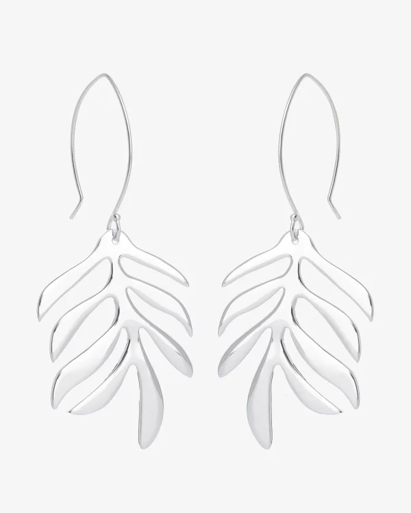 Autumn Leaf earrings silver