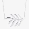 Autumn Leaf necklace silver