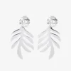 Autumn Leaf studs silver
