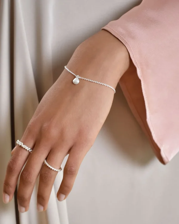 Beach single bracelet silver