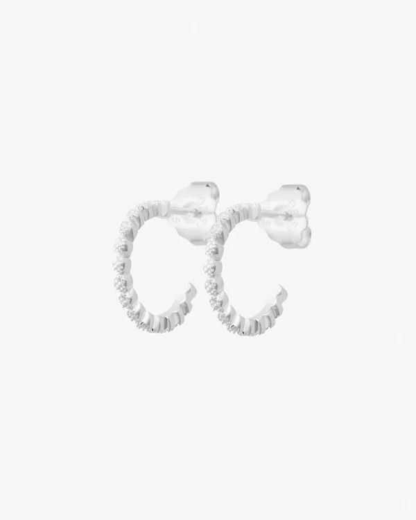Bliss hoops silver