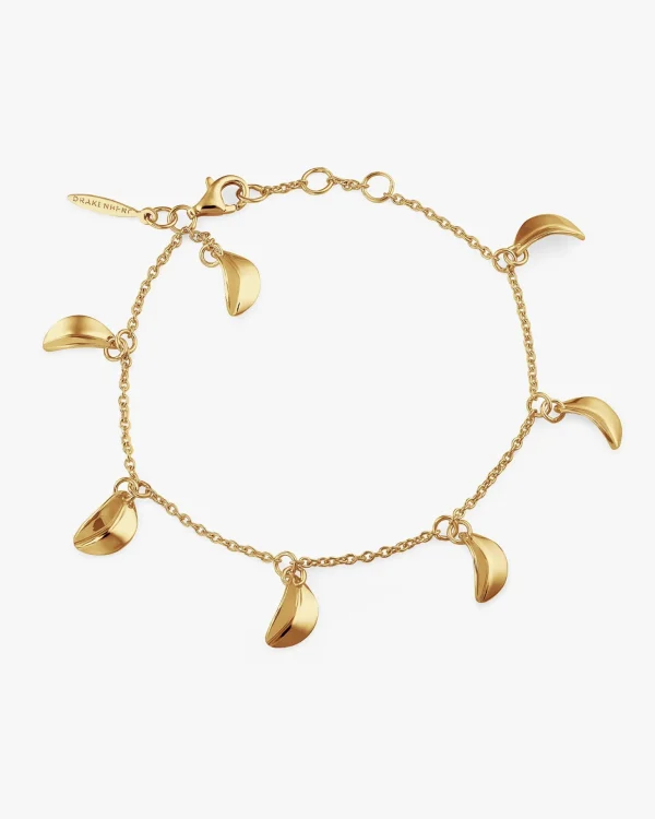 Botanica drop full bracelet gold