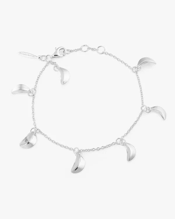 Botanica drop full bracelet silver