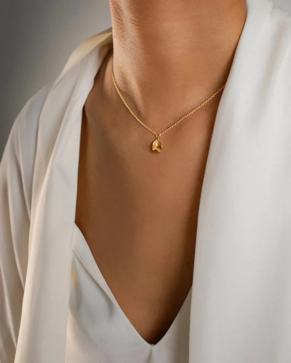 Botanica drop necklace gold