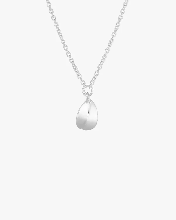 Botanica drop necklace silver