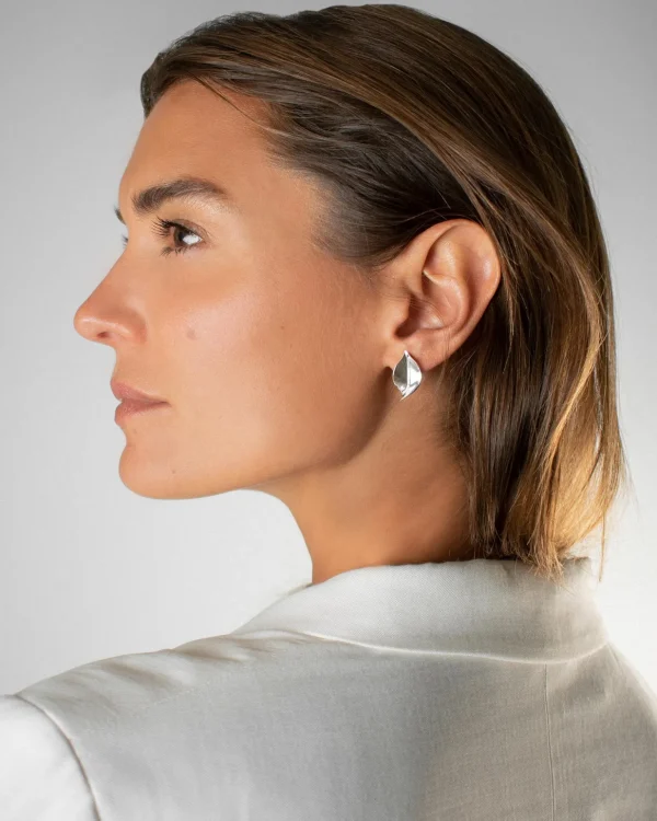 Botanica studs silver