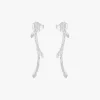 Branch earrings silver