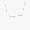Branch necklace silver