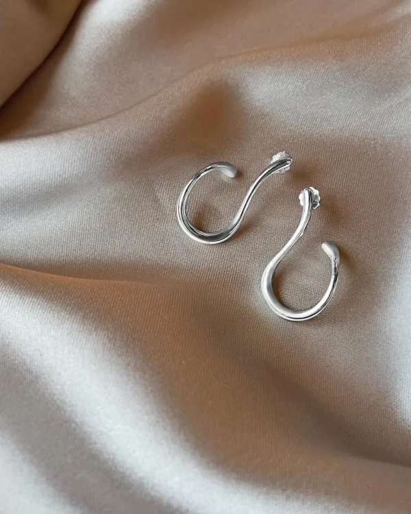 Breeze earrings silver