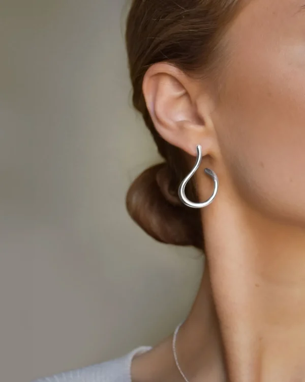 Breeze earrings silver