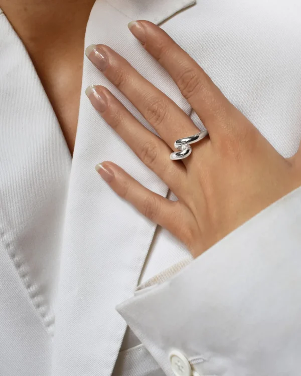 Breeze ring silver