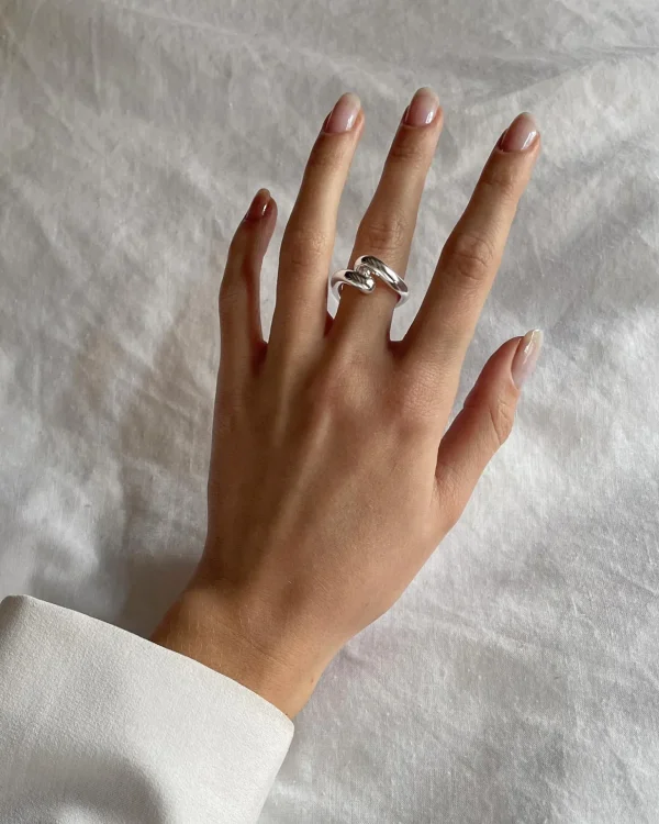 Breeze ring silver