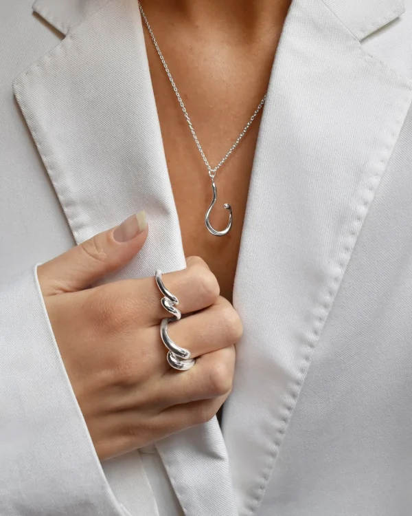 Breeze small necklace silver