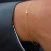 Diamond Sky drop bracelet gold