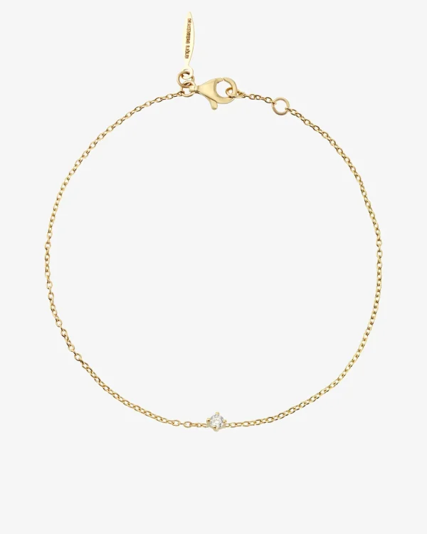 Diamond Sky drop bracelet gold