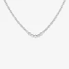 Diamond Sky fall necklace silver