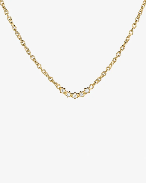 Diamond Sky fall necklace gold