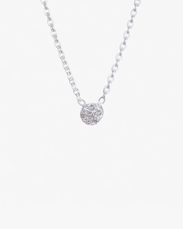 Diamond Sky single necklace silver