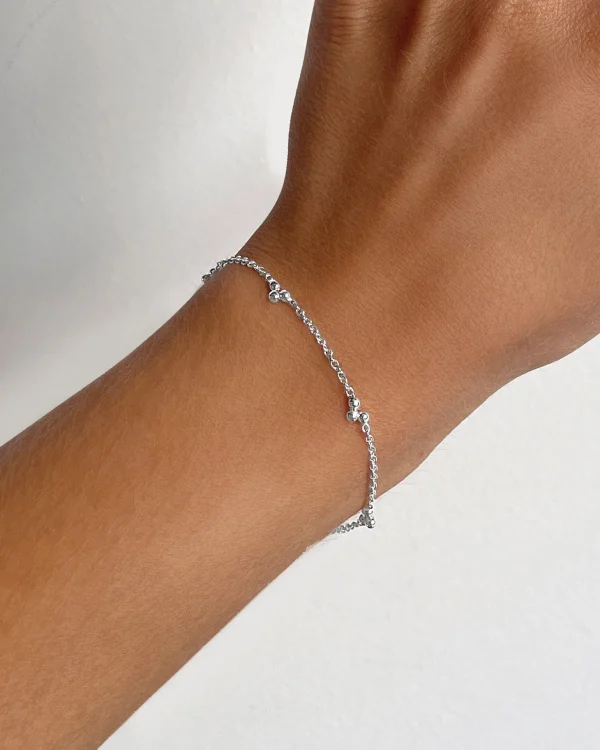Drops full bracelet silver