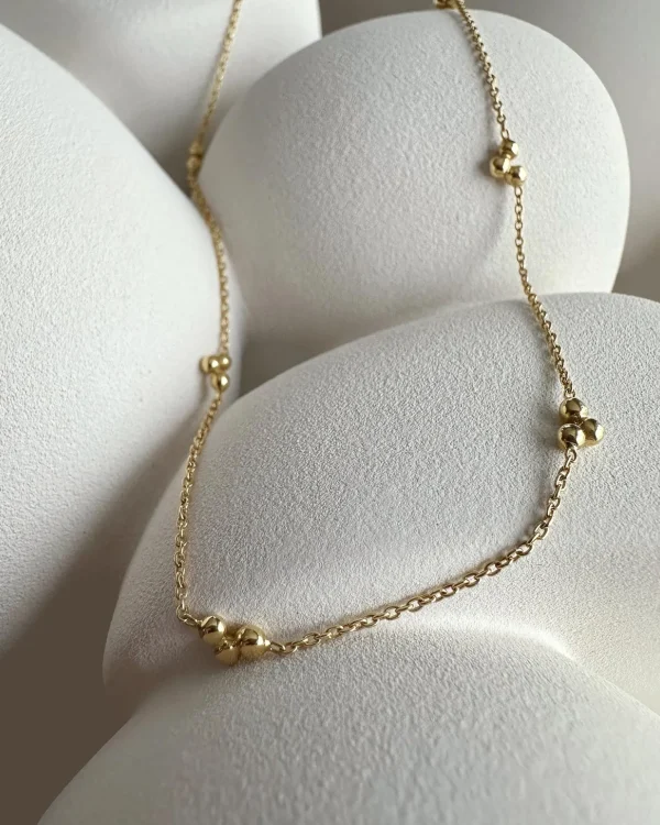 Drops full necklace gold