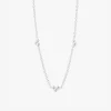 Drops full necklace silver