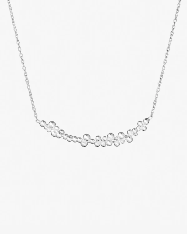 Drops grande necklace silver