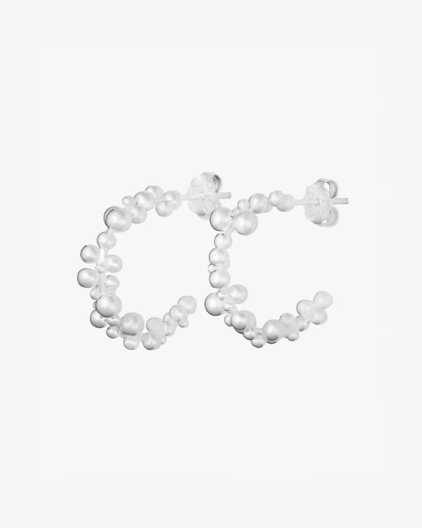 Drops hoops silver