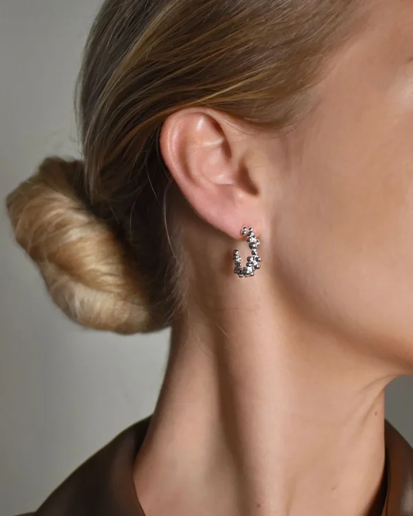 Drops hoops silver