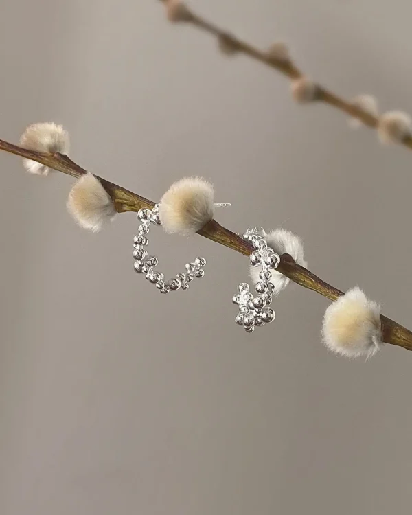 Drops hoops silver