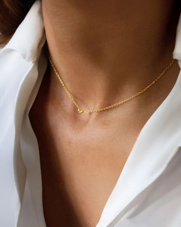 Drops necklace gold