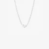 Drops necklace silver