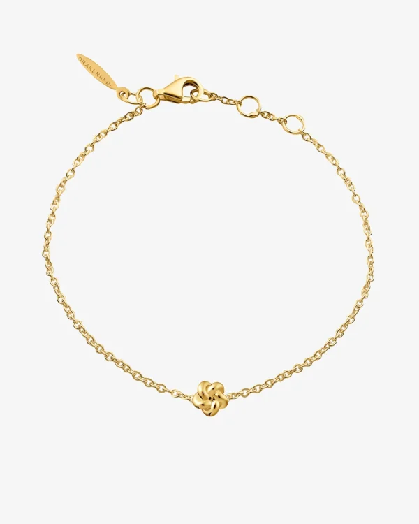 Empower drop bracelet gold