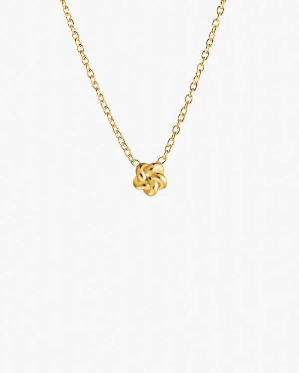 Empower drop necklace gold