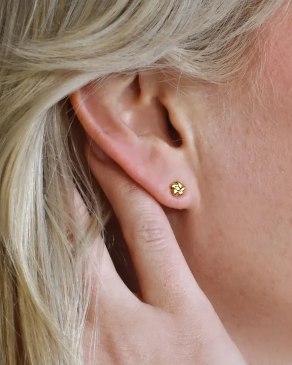 Empower drop studs gold
