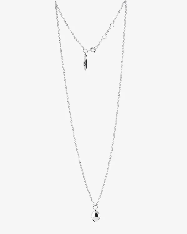 Gaias Grace drop necklace silver