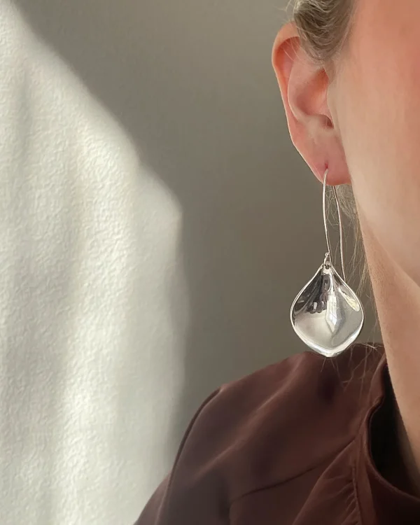 Gaias Grace grande earrings silver