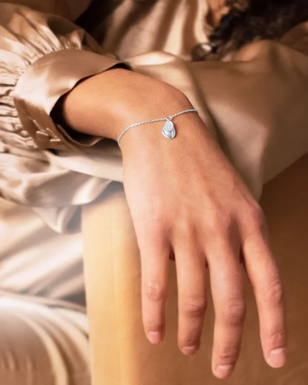 Lakeside drop bracelet silver