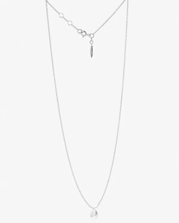 Lakeside drop necklace silver