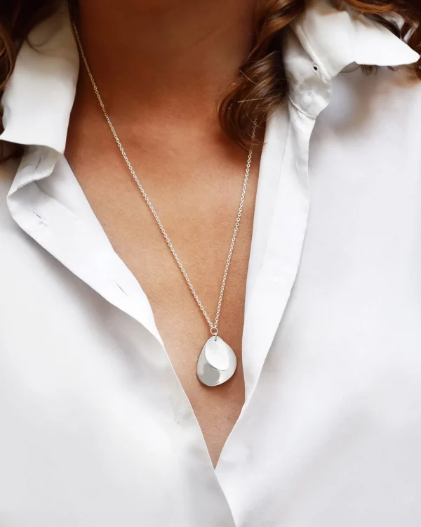 Lakeside single necklace silver