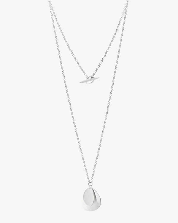 Lakeside single necklace silver
