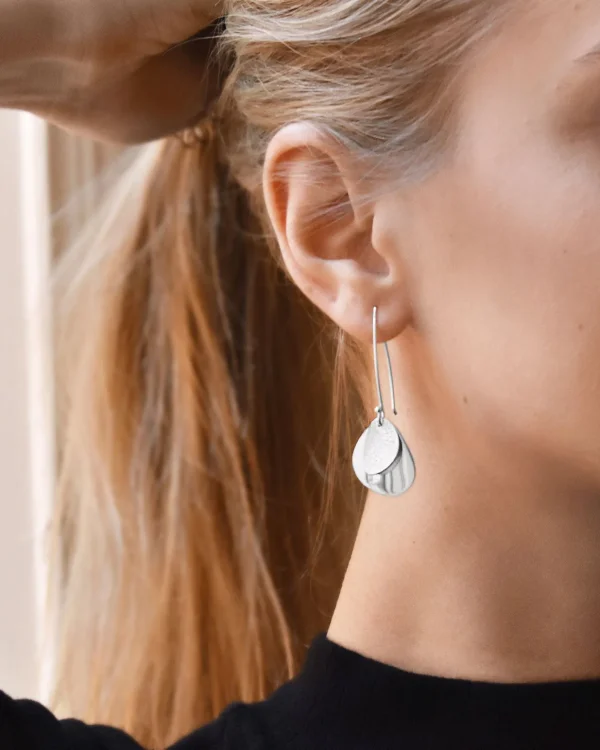 Lakeside small earrings silver