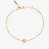 Le Knot drop bracelet gold