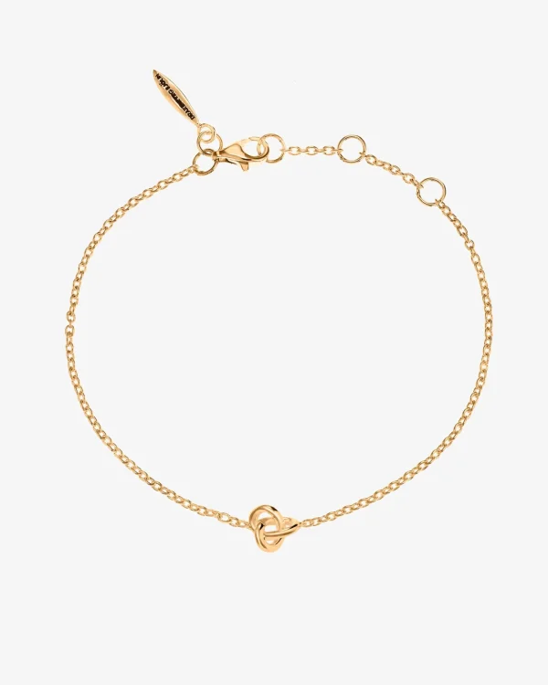 Le Knot drop bracelet gold