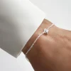 Le Knot drop bracelet silver