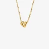 Le Knot drop necklace gold
