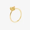 Le Knot drop ring gold