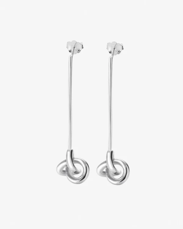 Le Knot earrings silver