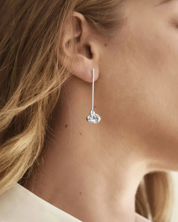 Le Knot earrings silver