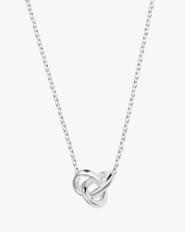 Le Knot necklace long silver