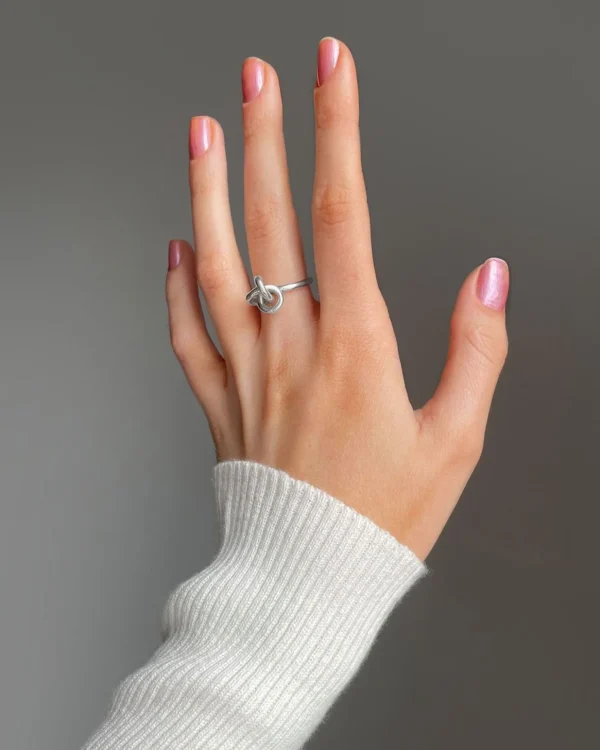 Le Knot ring silver